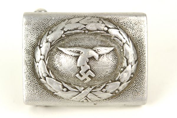 1939-1945 WW2 German Luftwaffe Air Force EM Belt Buckle