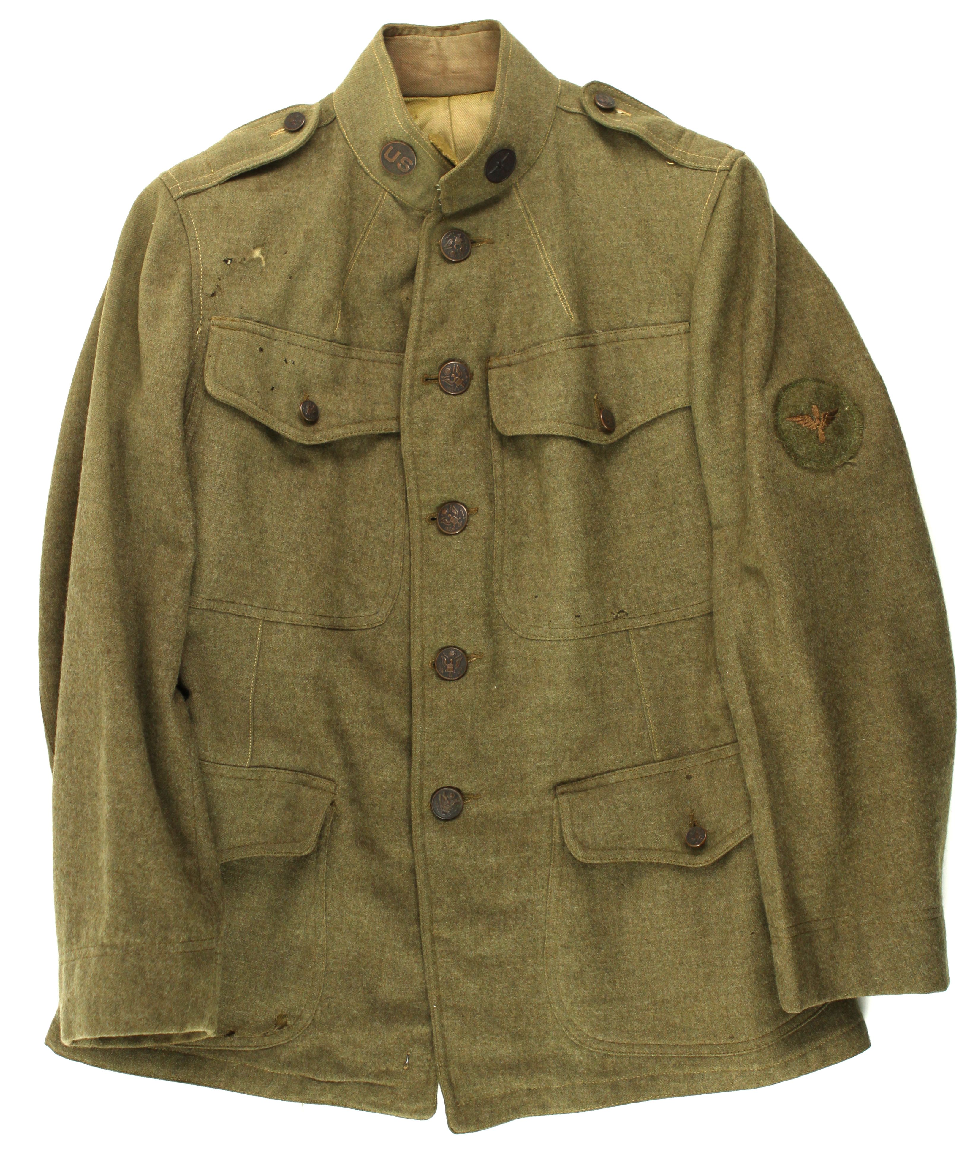 Lot Detail - 1917-18 WW1 Medic Uniform Jacket w/ Collar Tabs, Sleeve ...