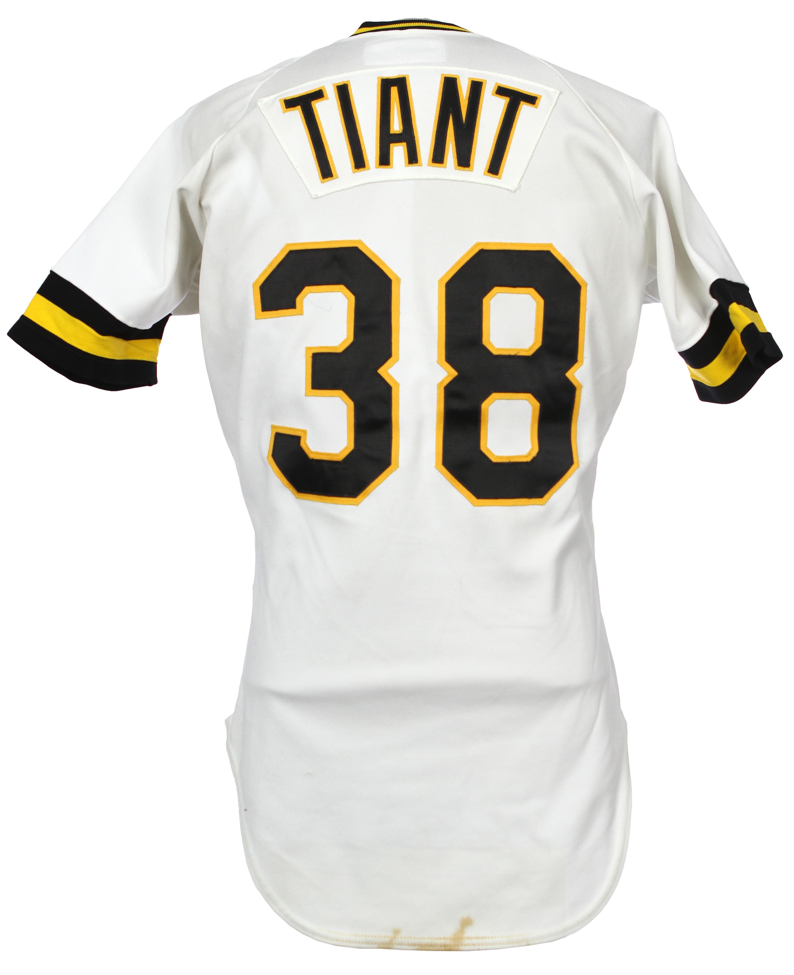 1981 Luis Tiant Game Worn Pittsburgh Pirates Uniform.  Baseball