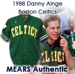 1988 Danny Ainge Boston Celtics Game Worn Warm Up Jacket (MEARS LOA)