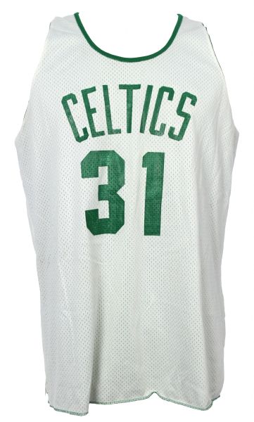 1980-85 Cedric Maxwell Boston Celtics Reversible Practice Worn Jersey (MEARS LOA)