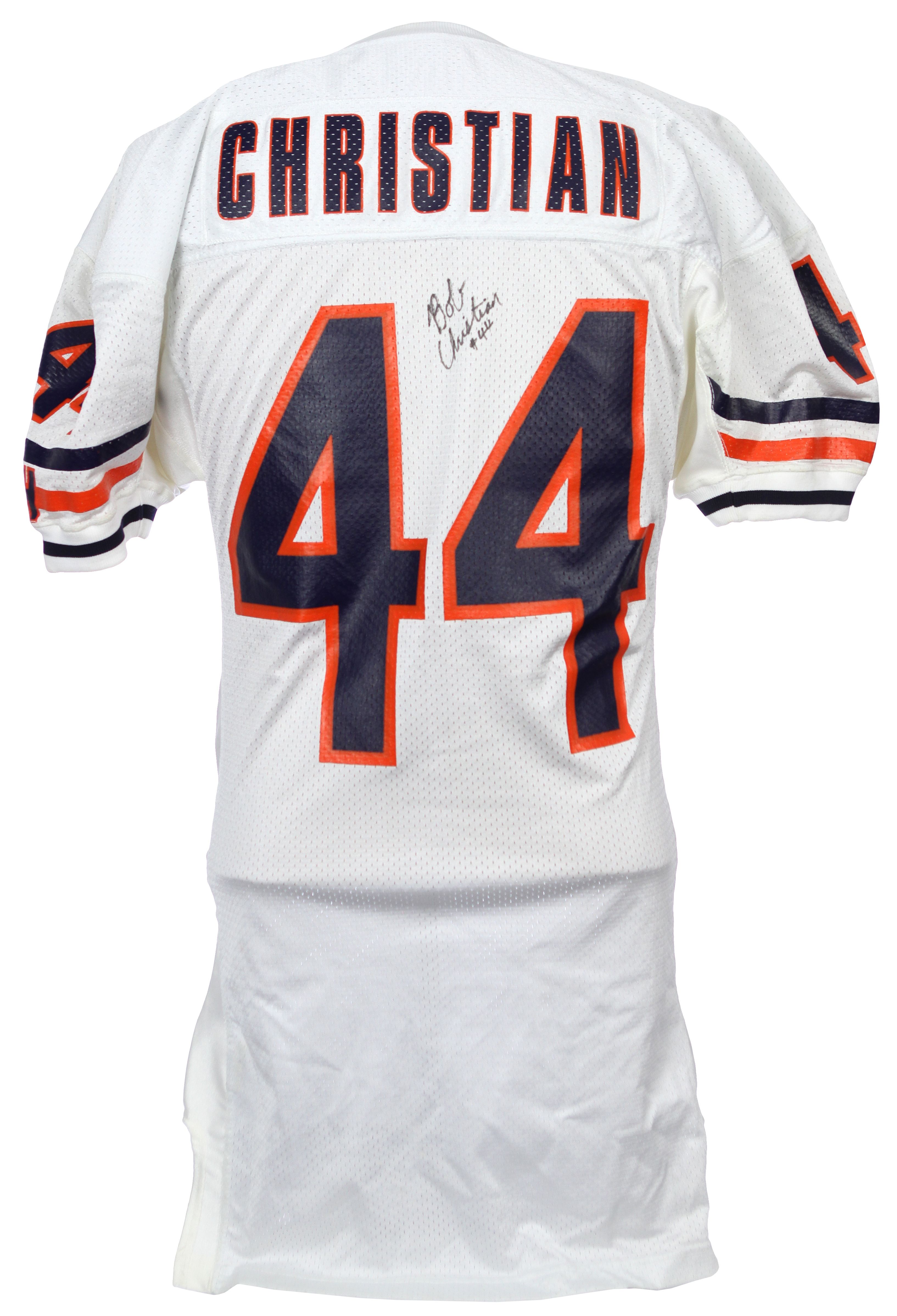 Lot Detail - 1993 Bob Christian Chicago Bears Signed Game Worn Road Jersey  (MEARS LOA)