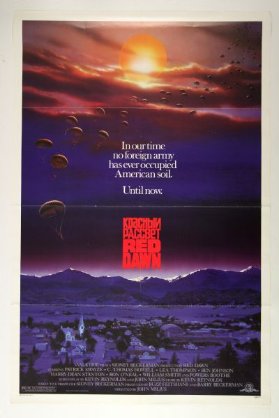 1984 Red Dawn Original 27" x 41" One Sheet Movie Poster