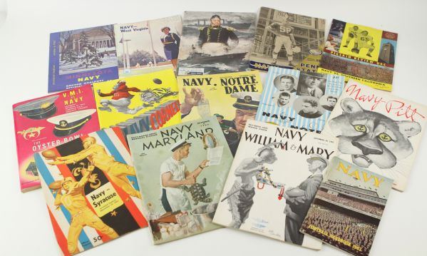 1962-63 Roger Staubach Navy Program Photo Newspaper Collection (Lot of 16)