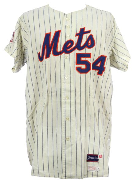 1969-70 Rube Walker New York Mets Game Worn Home Uniform (MEARS LOA)