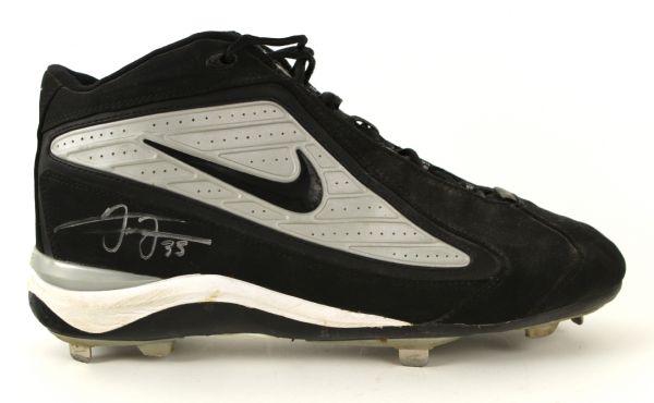 2002 Frank Thomas Chicago White Sox Signed Game Worn Cleat (MEARS LOA/JSA)