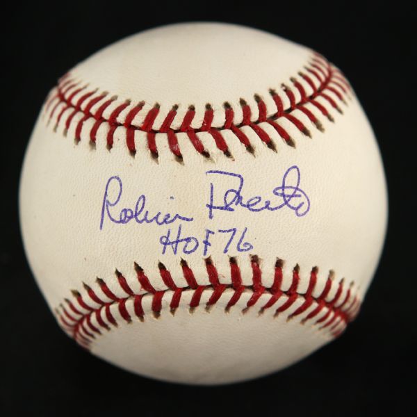 2000 Robin Roberts Philadelphia Phillies Signed Baseball w/ HOF 76 Inscription (MLB Hologram)