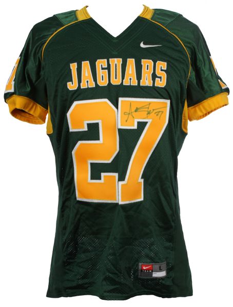 2000s Aaron Stecker Ashwaubenon Jaguars Signed Football Jersey (JSA)