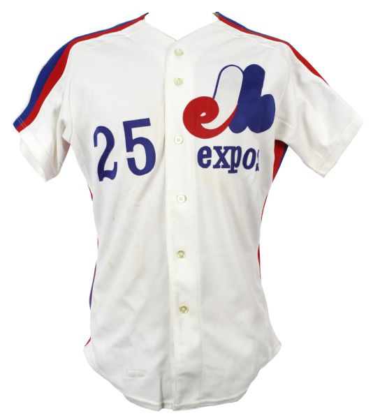 1986 Geroge Wright Montreal Expos Game Worn Home Jersey (MEARS LOA)