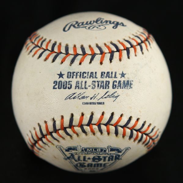 2005 Detroit Tigers CoMerica Park Official All-Star Game Baseball (MEARS LOA)