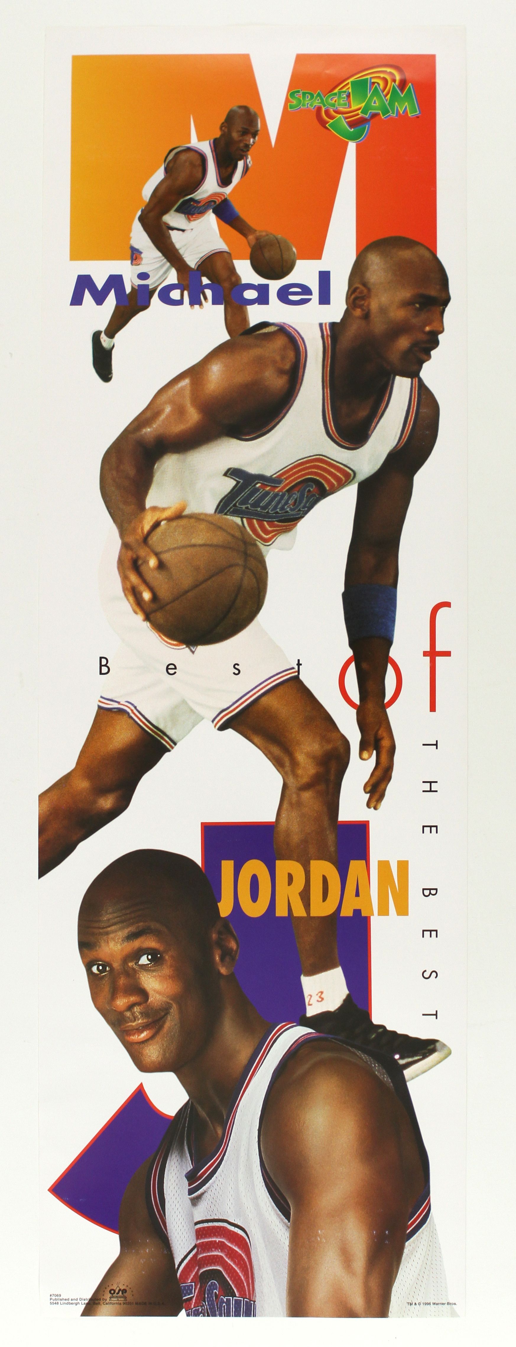 Sold Michael Jordan Space Jam very rare poster....