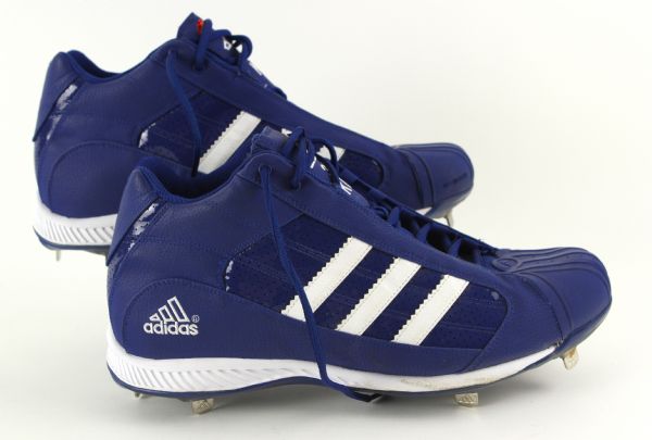 2004 Kerry Wood Chicago Cubs Game Worn Adidas Cleats (MEARS LOA)