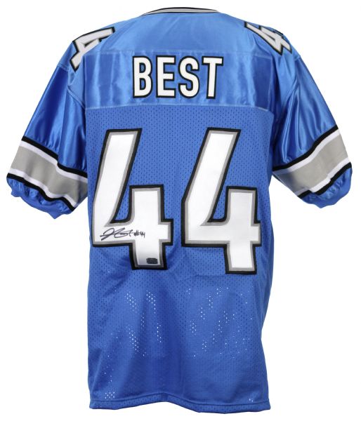 2010-11 Jahvid Best Detroit Lions Signed Home Jersey (JSA) 