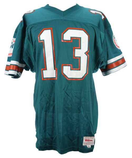 1990s Dan Marino Miami Dolphis Signed Home Jersey (JSA)