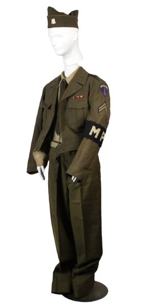 1950’s Post WW2 United States Army MP Dress Uniform Set Company D, 709th MP Bn