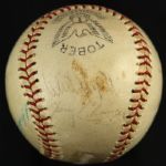 1960s Milwaukee Braves w/ Hank Aaron Team Signed National League Baseball w/ 12 Signatures (JSA)