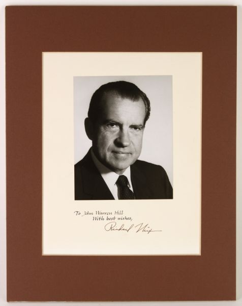 1969-74 circa Richard Nixon 37th President of the United States Signed 8x10 Photo 