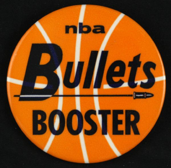 1971 Baltimore Bullets Booster 3” Pinback Button 