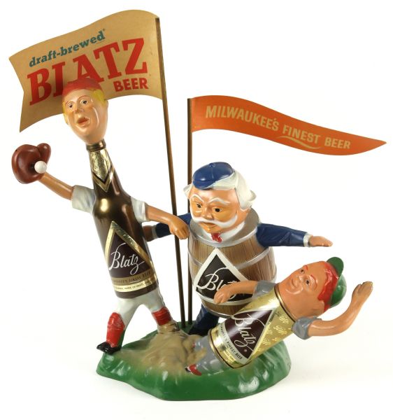 1950s Blatz Milwaukees Finest Beer Statue 