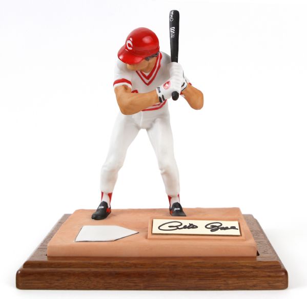 Lot Detail - 1985 Pete Rose Cincinnati Reds Gartland Autographed Figurine