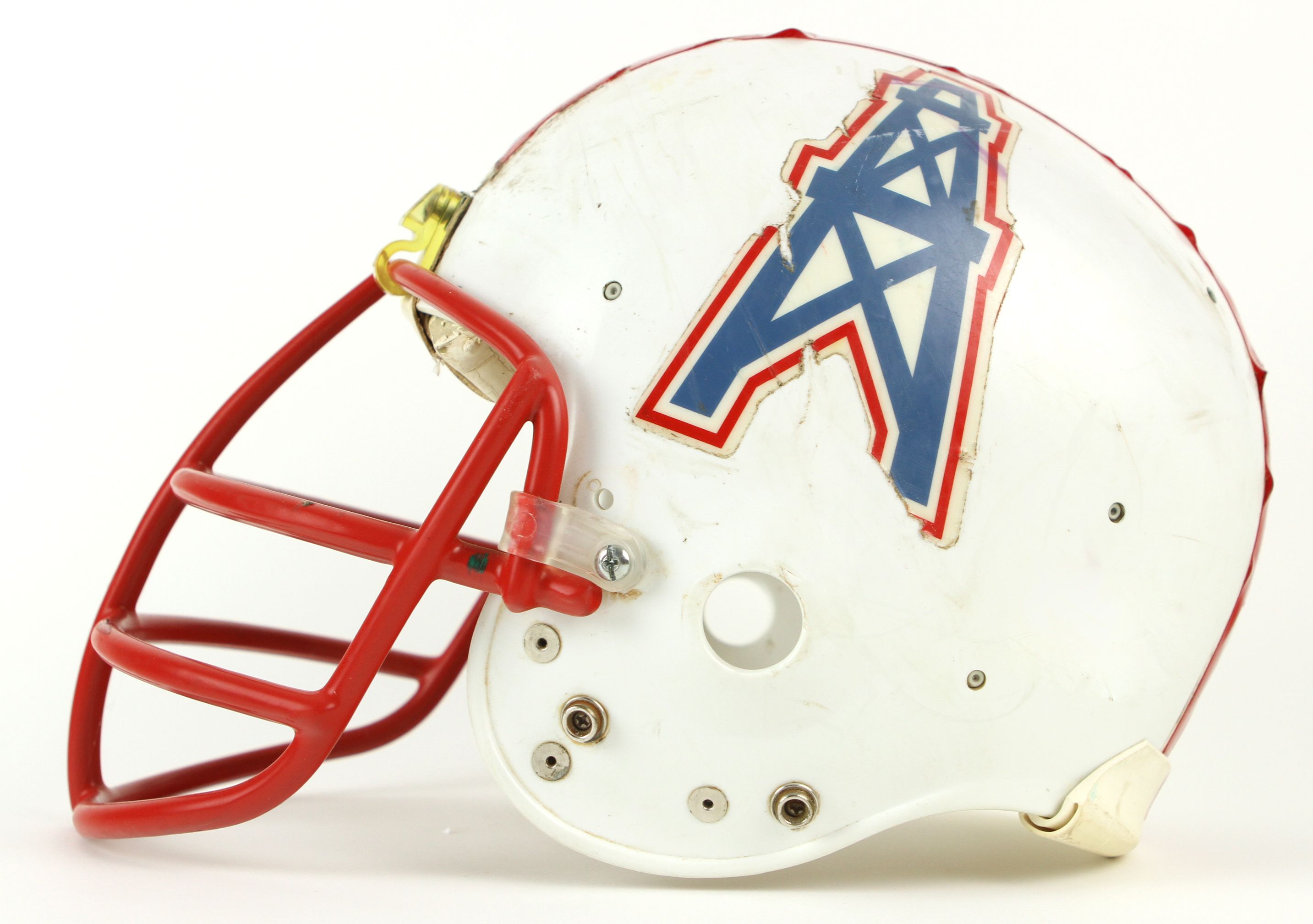 Lot Detail - 1966-71 Houston Oilers Game Worn Helmet (MEARS LOA)