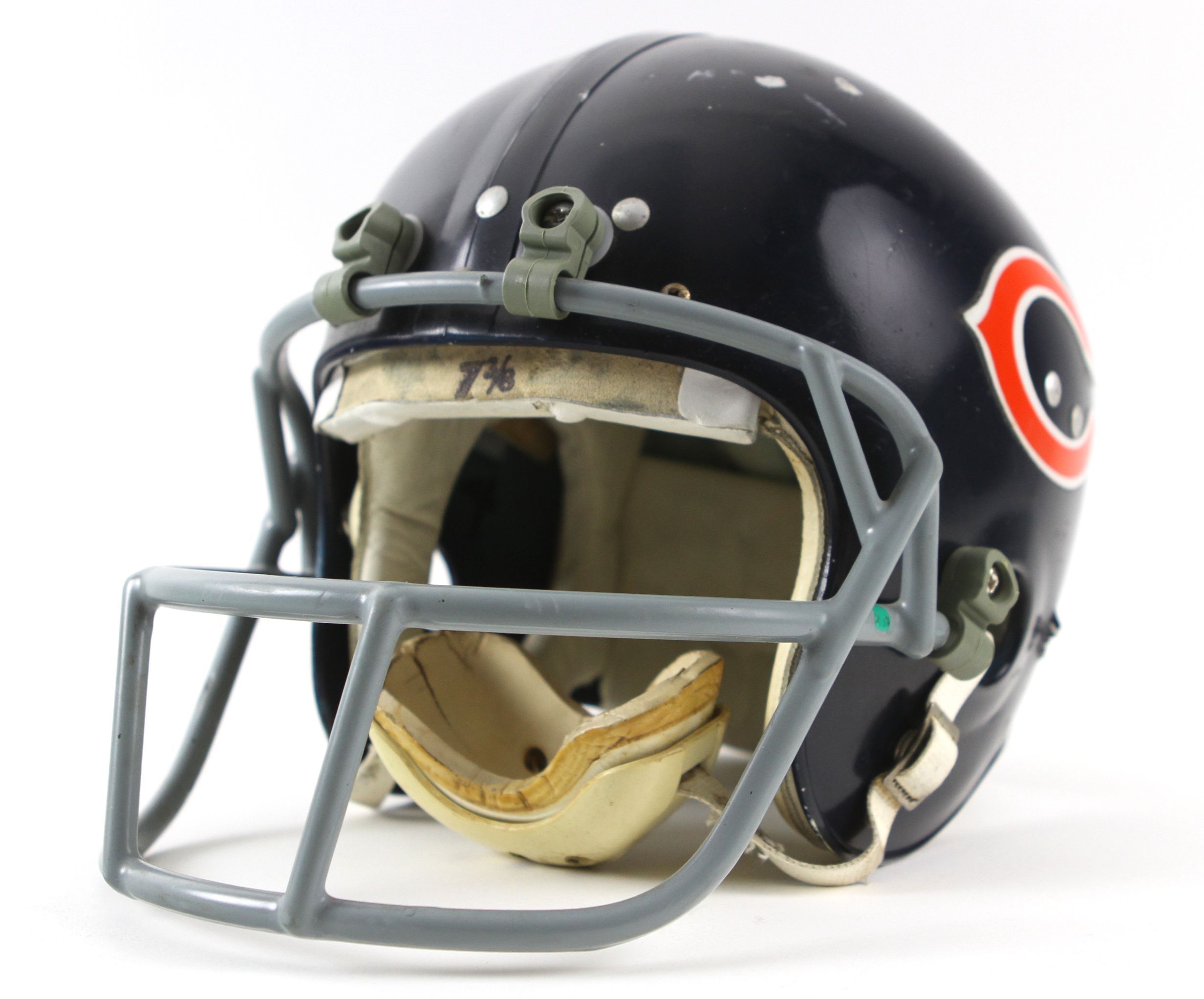 Sold at Auction: Chicago Bears professional model football helmet c.1970s.