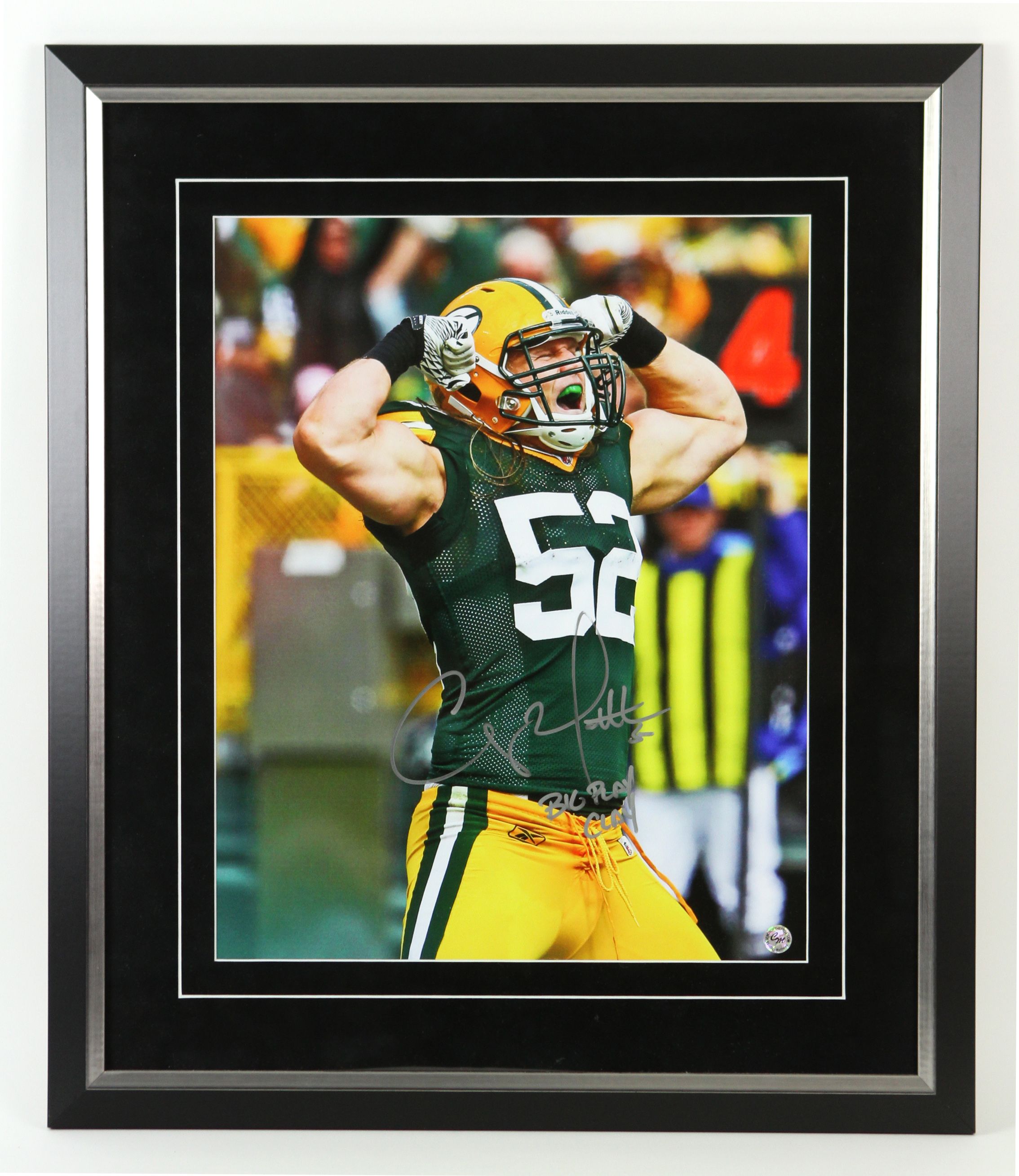 Lot Detail - 2010 Clay Matthews Green Bay Packers Signed & Inscribed 24 ...