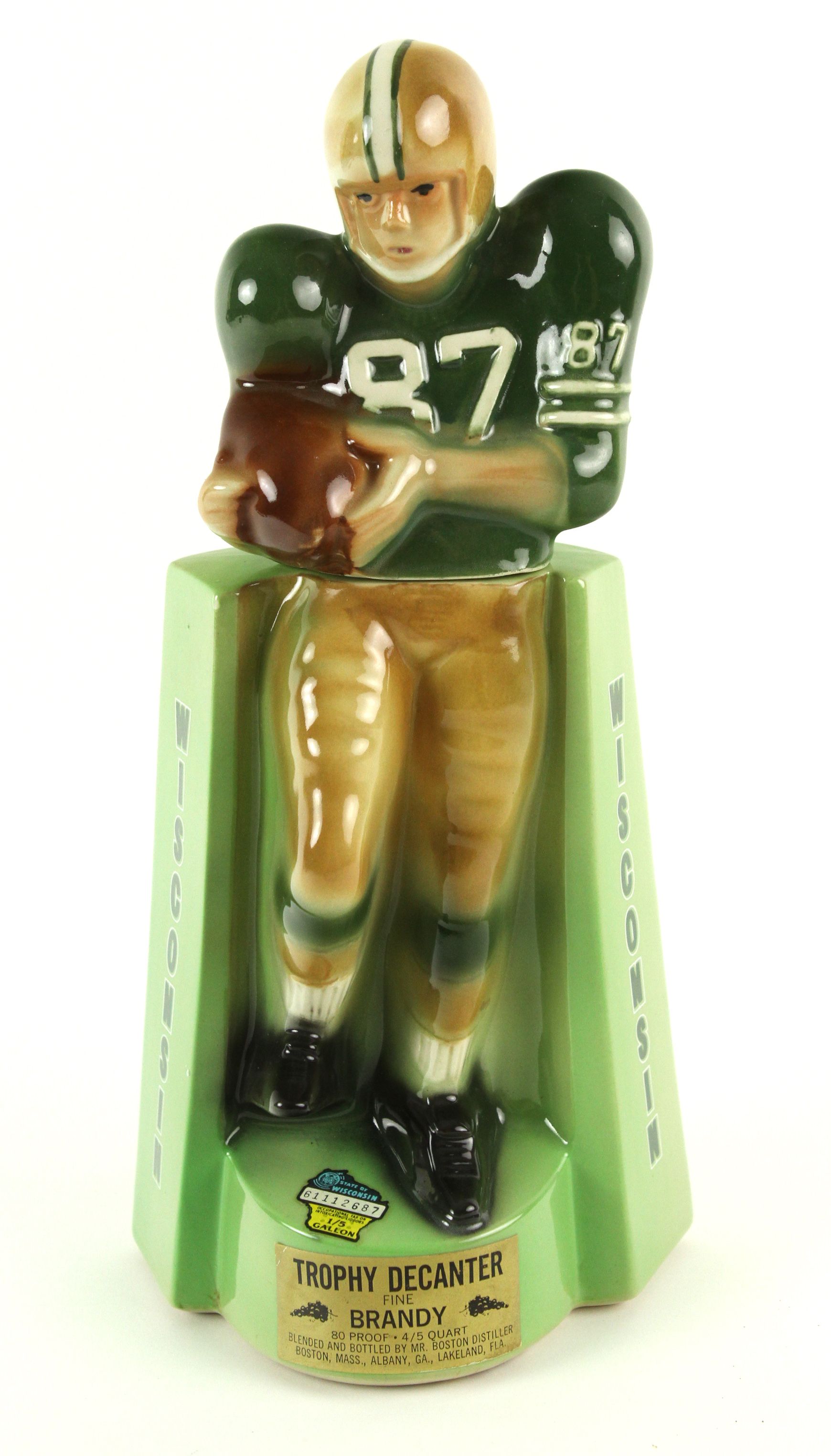 Lot Detail - 1970 Green Bay Packers #87 Brandy Decanter