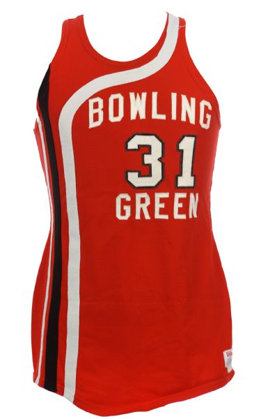 1974-78 Bowling #31 Green Game Worn Road Jersey (MEARS LOA)