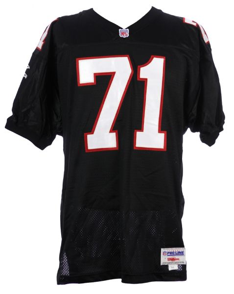 1993-95 Bill Goldberg Atlanta Falcons Home Jersey (MEARS LOA)