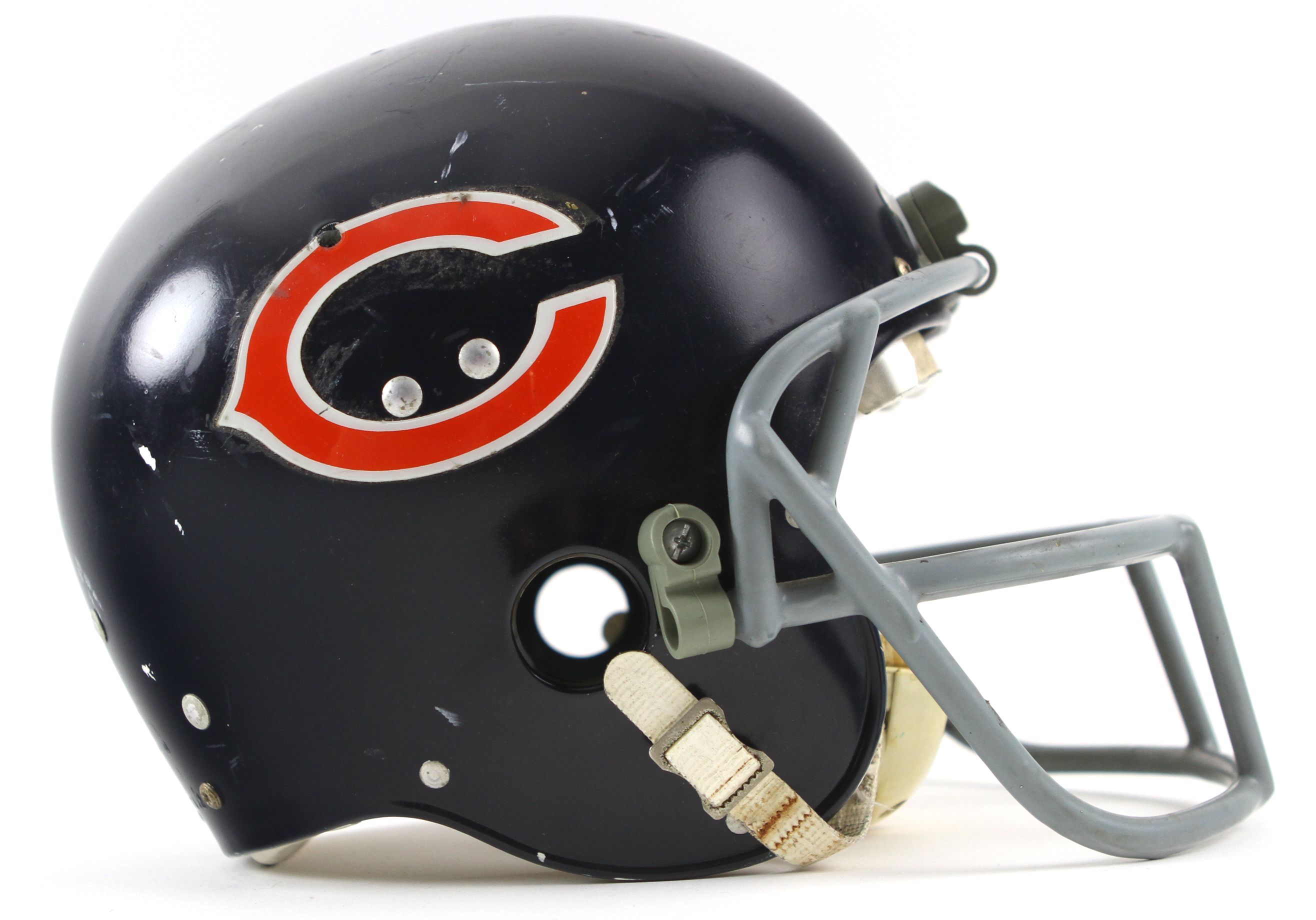 Lot Detail - 1970's Chicago Bears Game Worn Helmet (MEARS LOA)