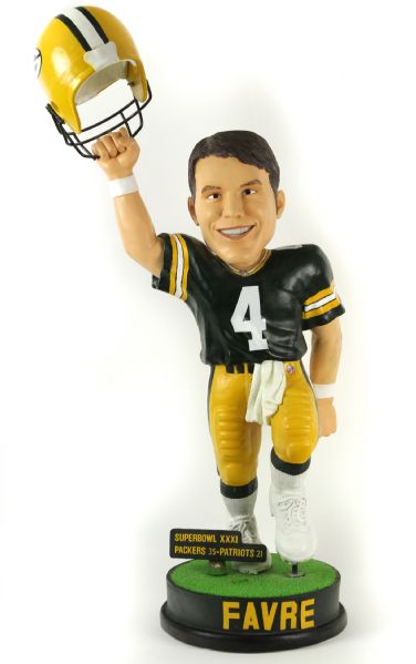 1997 Brett Favre Green Bay Packers Super Bowl XXXI Champions 43" Bobblehead 89/100