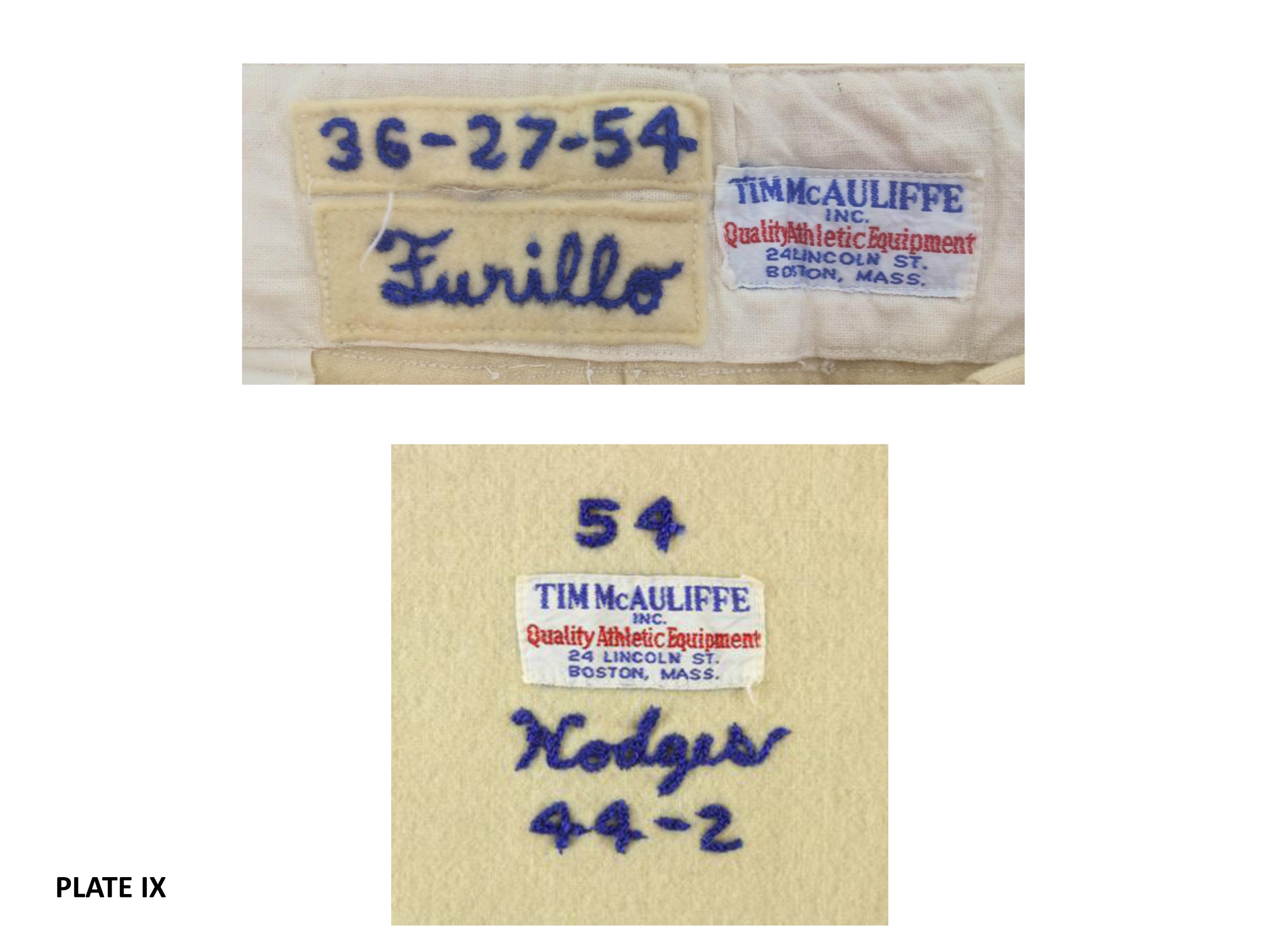 Lot Detail - 1946 Carl Furillo Game Used Brooklyn Dodgers Satin Home Jersey  (MEARS)