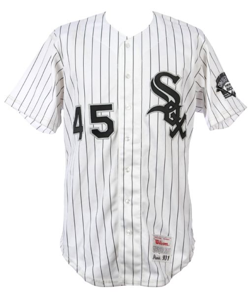 1993 Shawn Abner Chicago White Sox Team Issued Home Jersey (MEARS LOA)