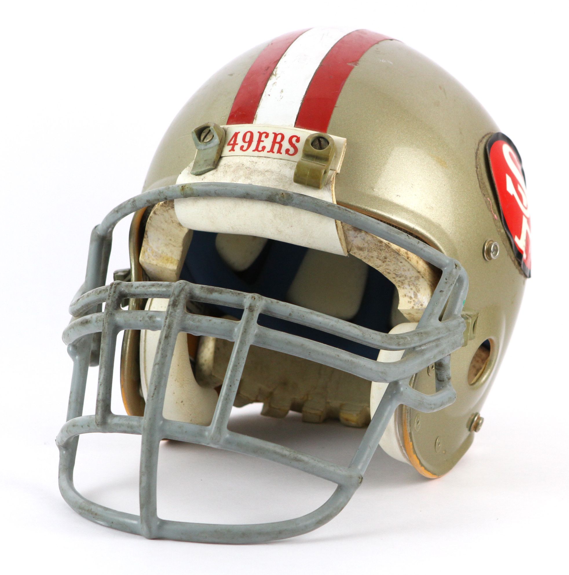 1974 Detroit Wheels Game Worn World Football League Helmet., Lot #51396