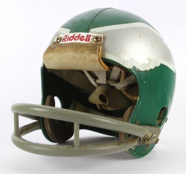 1970s Philadelphia Eagles Game Worn Helmet w/ 12 Strap Suspension System (MEARS LOA)