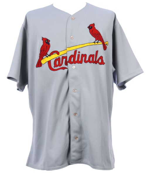 1998 Mark McGwire St. Louis Cardinals Road Jersey (MEARS LOA)