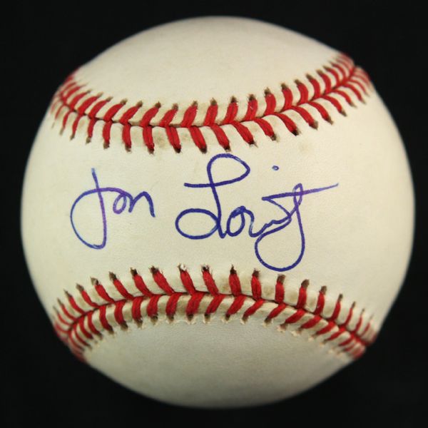 1994-2000 Jon Lovitz SNL A League of Their Own Single Signed ONL Coleman Baseball (MEARS LOA)