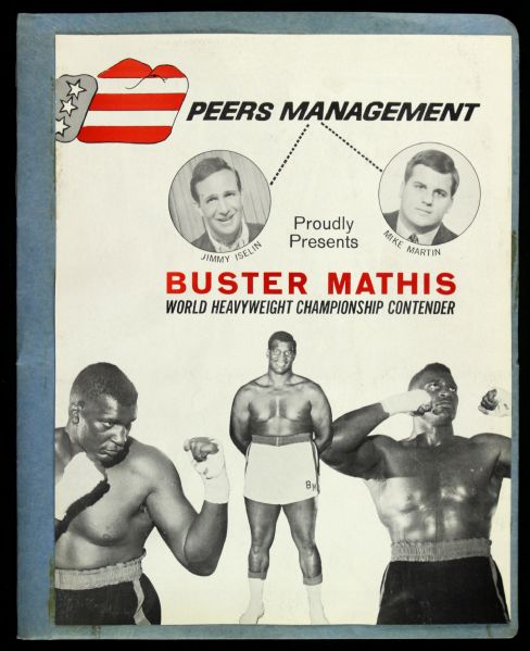 1967 Buster Mathis World Heavyweight Championship Contender Peers Management Press Packet