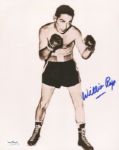 1940s Boxer Willie Pep Signed Photo JSA