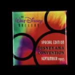 1995 The Walt Disney Gallery Disneyana Convention Button 2 1/8" x 2 1/8"