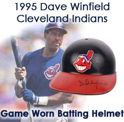 Lot Detail - 1995 Dave Winfield Game Used and Signed Cleveland