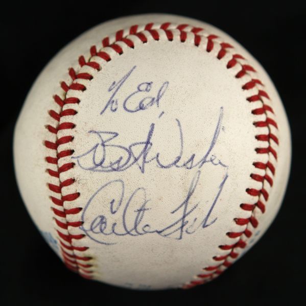 1974-84 Carlton Fisk Boston Red Sox Chicago White Sox Signed OAL MacPhail Ball (JSA)