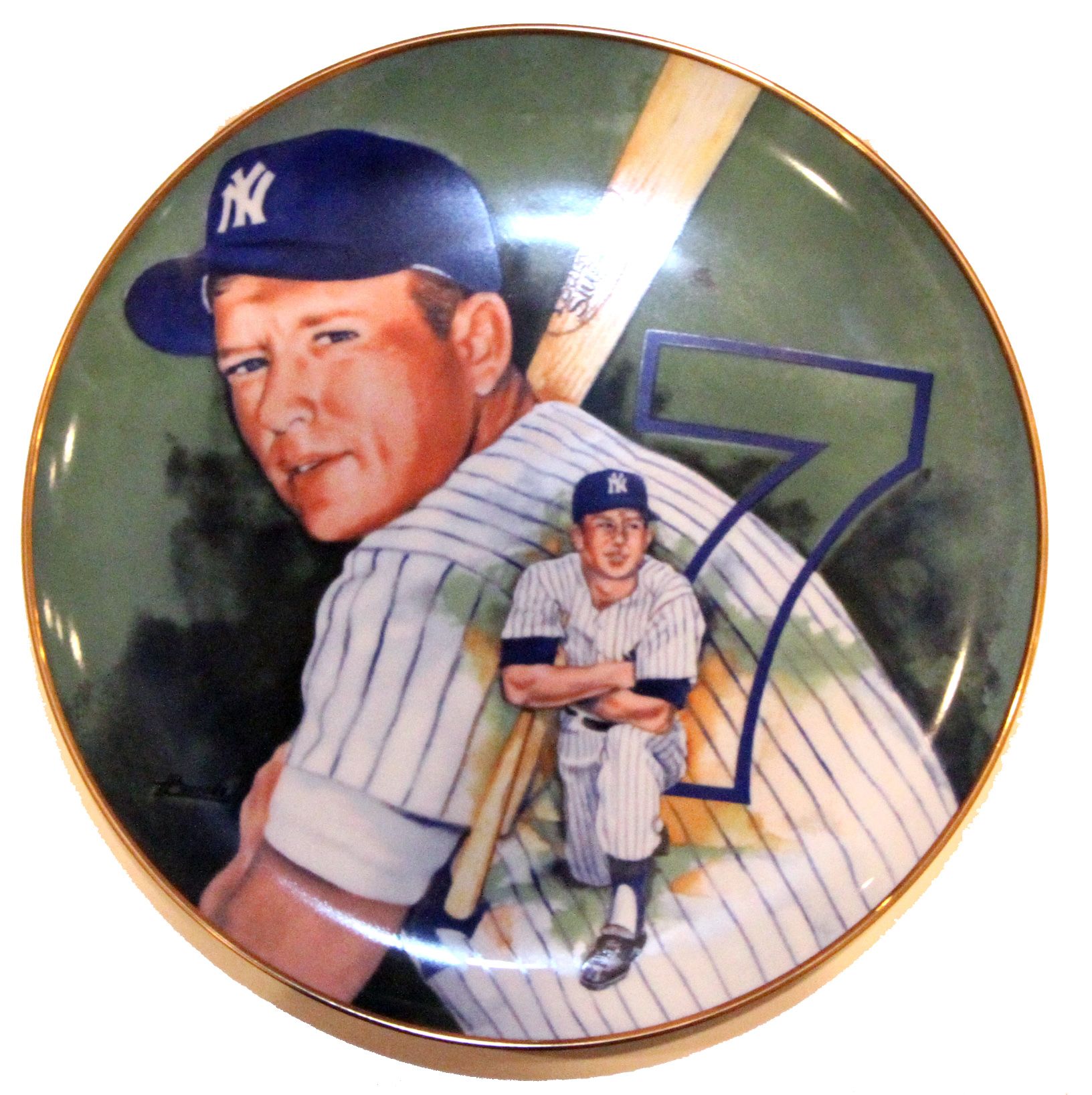 Lot Detail 1951 Mickey Mantle Rookie Plate