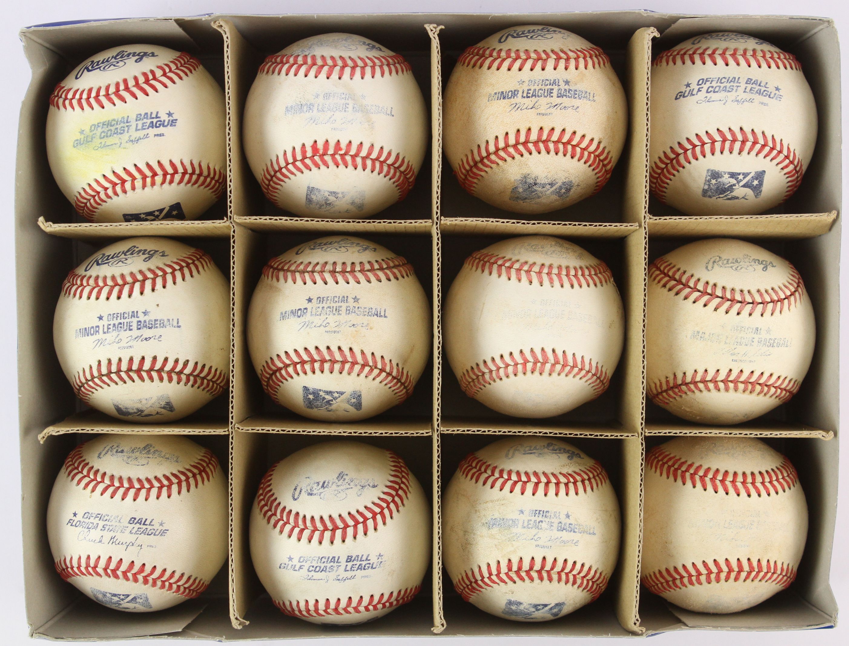 Lot Detail - 2000's Minor League & Major League Game Used Baseball ...