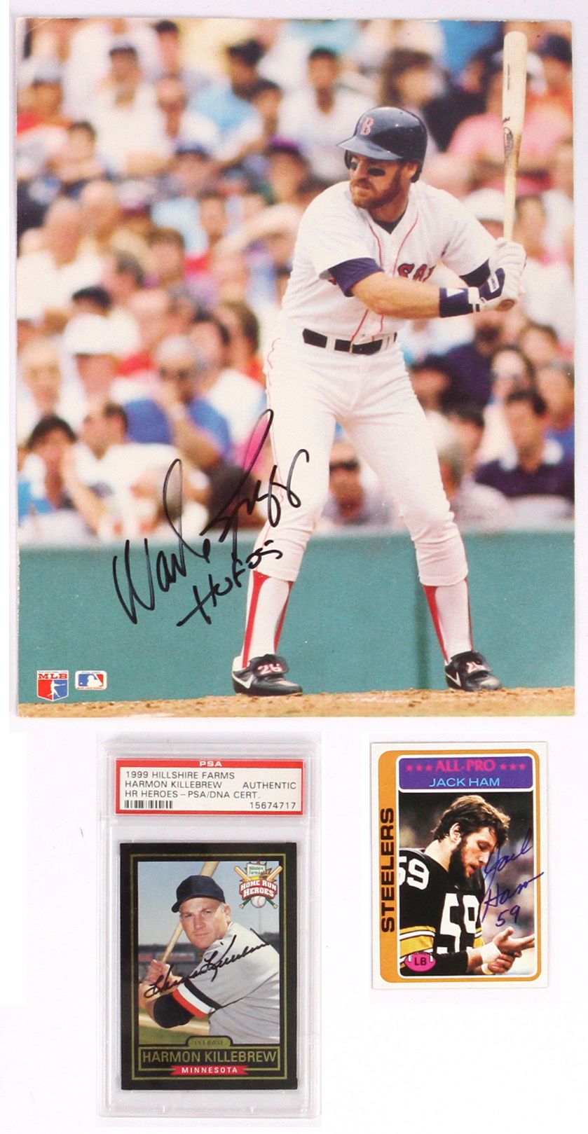 Lot Detail - 2000's Baseball Football Celebrity Autograph Collection ...