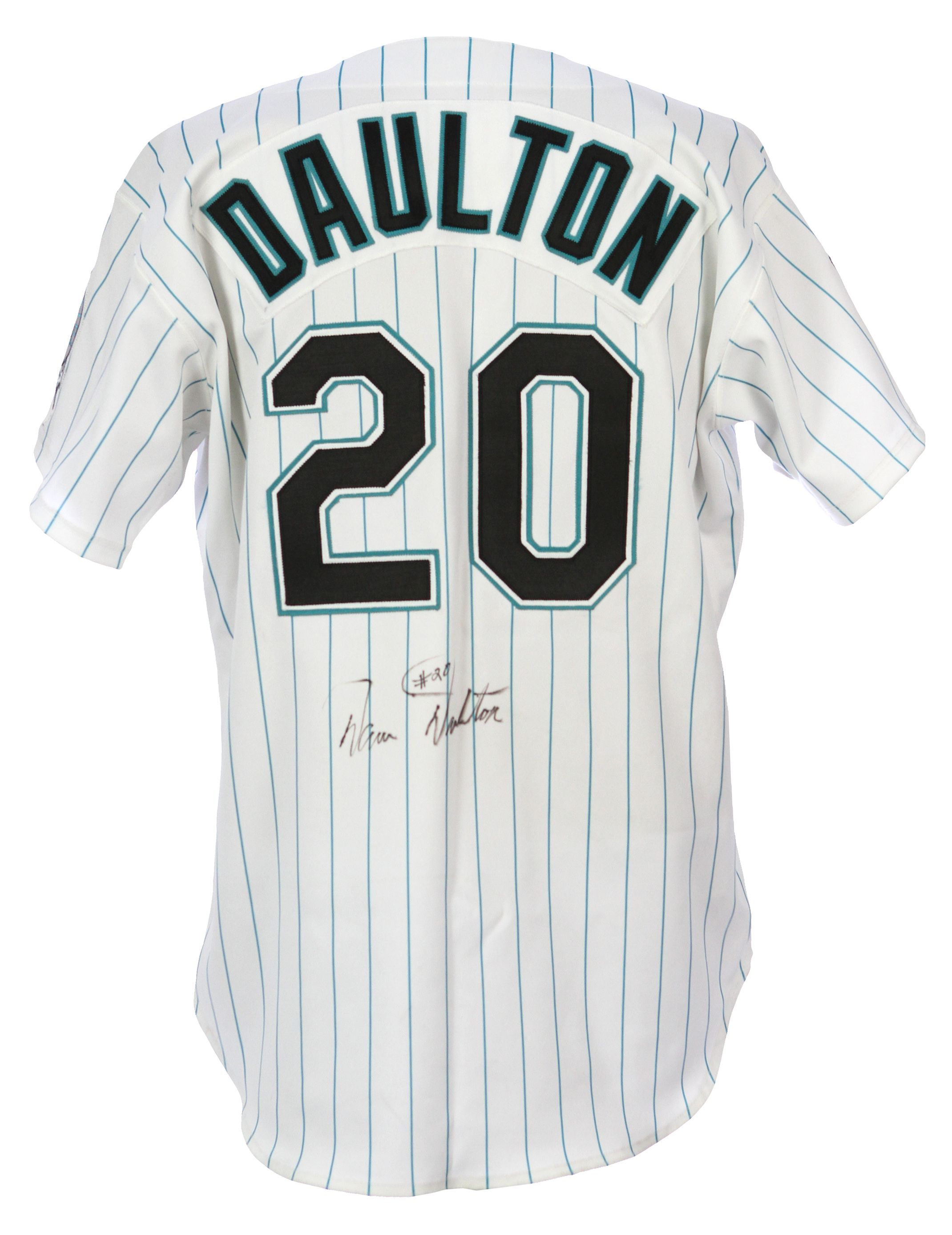 Darren Daulton Foundation on X: Darren's @Marlins jersey. #tbt