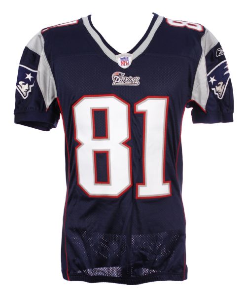 2007 Randy Moss New England Patriots Home Jersey (MEARS A5)