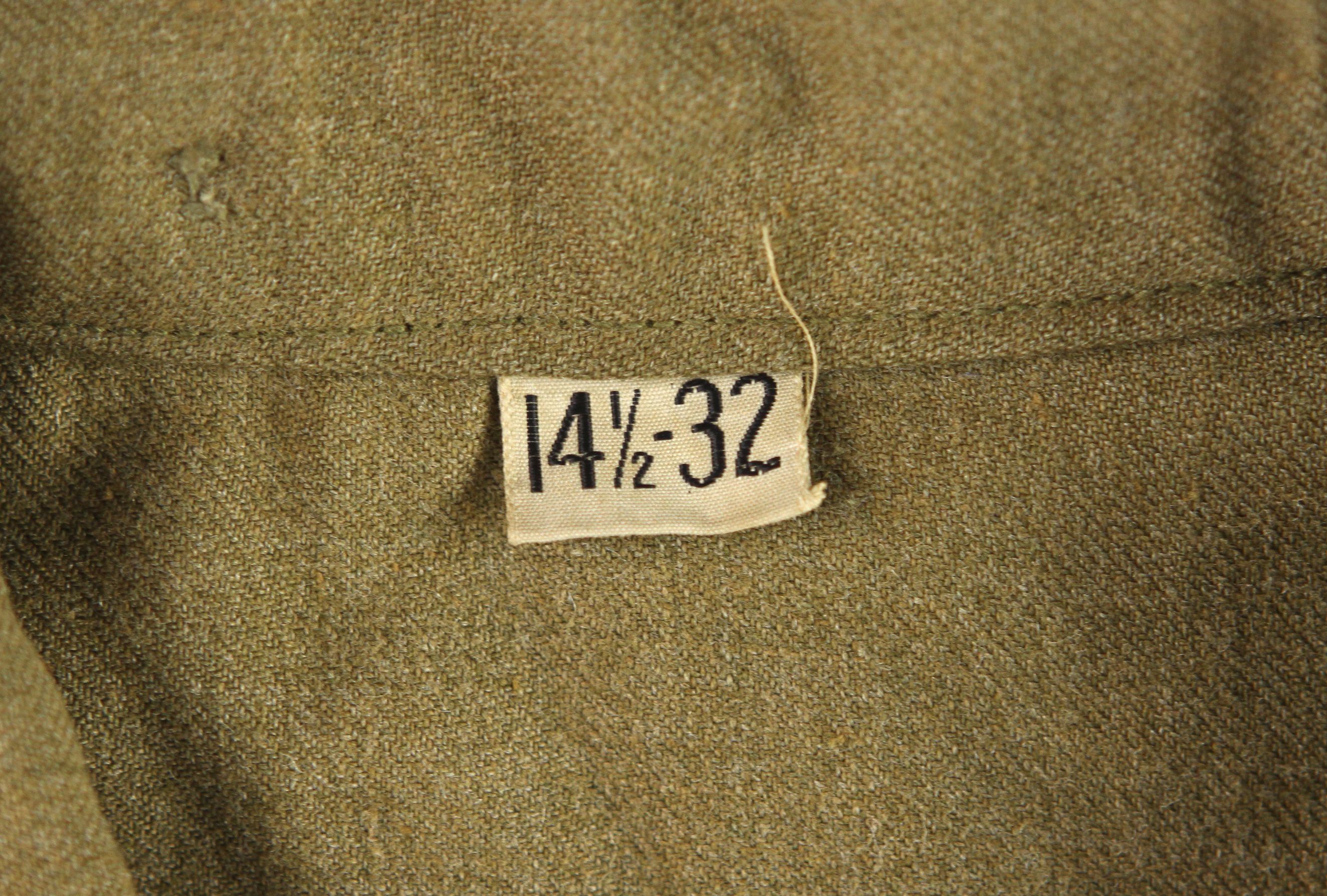 ww2 us army wool shirt