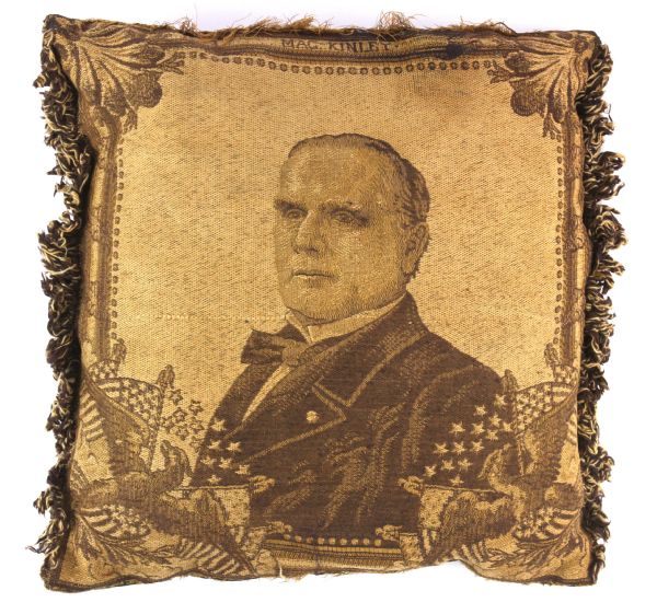 1898 circa President William McKinley Pillow